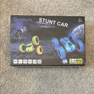 Qunreda Double-Sided All Round Rotate 360 Degrees Stunt Car NWT